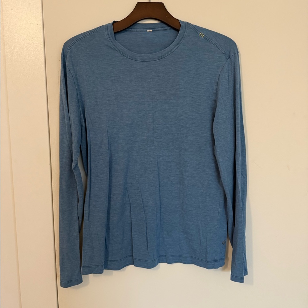 Lululemon Soft Fabric Men's Blue Long Sleeve Shirt